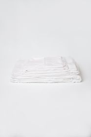 Omne Sleep 4-Piece White Bamboo Full Hypoallergenic Sheet Set