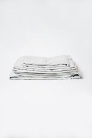 Omne Sleep 4-Piece Pewter Bamboo Full Hypoallergenic Sheet Set