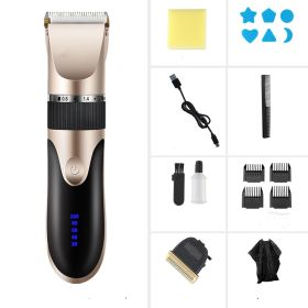 Hair Clipper, Electric Clipper, Rechargeable Electric Clipper (Option: 10style-USB)